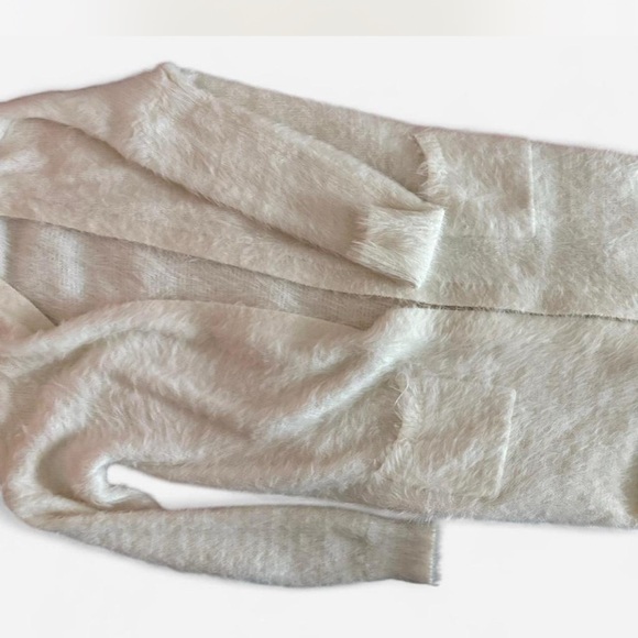 Ruby Rox Cream Long Cardigan - Picture 7 of 8